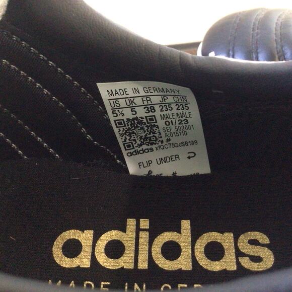 Adidas Copa Mundial Outdoor Soccer Cleats Black White Mens Size 5.5 Futbol - Picture 6 of 6